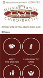 Mobile Screenshot of missionchiropractic.ca